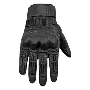 Tactical Shooting Gloves - All-Purpose Outdoor Sports Gloves with Anti-Slip Grip & Touchscreen Compatibility