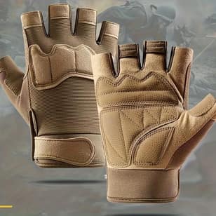1pair Half Finger Anti-Slip Gloves Premium Cool Dessert Gloves, For Cycling Hiking Training Outdoor Sports
