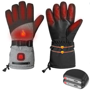 Electric Heated Warm Gloves Waterproof Snow Ski Gloves Snowboarding Gloves