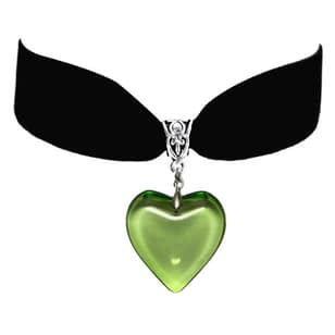 Fashion Velvet Choker Heart Crystal Pendant Necklaces Black Velvet Clavicle Chain Necklace Simple Velvet Women Jewelry
