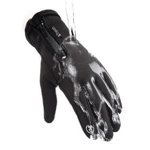 Winter Touchscreen Cycling Gloves - Waterproof, Windproof & Fleece-Lined for Cold Weather Riding, Skiing & Outdoor Sports