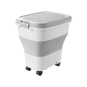 Large Capacity Food Container Rice Storage Box with Sealed Lid Kitchen Tool