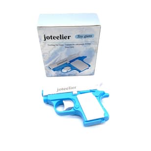 joteelier Toy guns Blue White Plastic Construction Compact 10.5 Centimeter Adventure Play Toy Guns