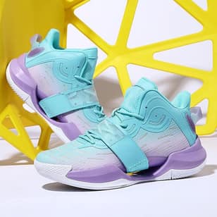 Water Flower 4 Basketball Shoes Men's Outdoor Court Sneakers Non-Slip Wear-Resistant Sports Shoes for Teens