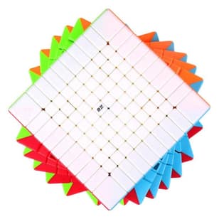 QiYi 10x10 Speed Cube 85mm Stickerless Puzzle Toy for Kids and Adults