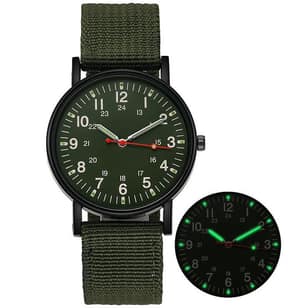 Men's Casual Sports Watch with Nylon Woven Strap