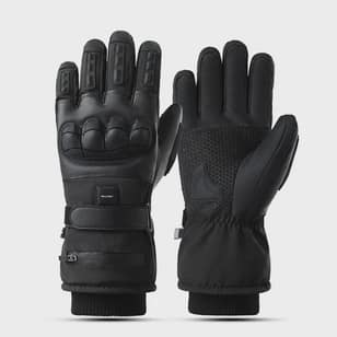 Heated Touchscreen Gloves for Men - Rechargeable Winter Skiing & Outdoor Sports Warmth