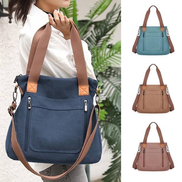 1pc Ladies' Large-capacity Tote Bag, Suitable for Office and Commuting, Classic and Simple, Casual and Versatile Design, Zippered Bag, Handbag
