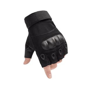 Tactical Fingerless Airsoft Gloves - Breathable & Protective for Shooting, Cycling, and Outdoor Sports