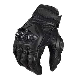 Leather Motorbike Motorcycle Gloves Knuckle Shell Protection Summer